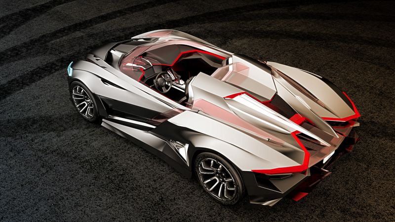 Illustration for article titled This awesome roadster should be the new Batmobile